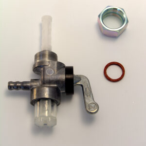 Durchgangshahn M16x1-LH für Mopeds und Kleinmotoren (HahnD-M16x1li-F150-BF150-6h)