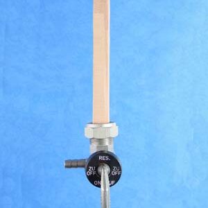 Reservehahn M20x1LH mit Schlauchanschluss ⌀ 8mm links für diverse BMW-Motorräder (HahnR-M20x1li-R105F150-8li-BMW)