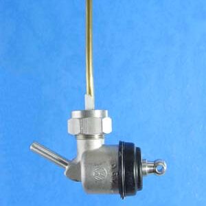 Reservehahn für VW Käfer Karmann (08/55 - 07/65) (HahnR-M18x1li-R78,5/25-6h-VW)