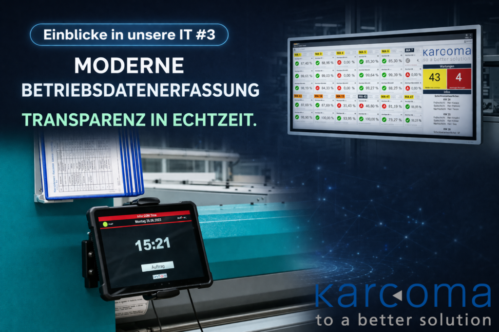 Einblicke in unsere IT #3 – Fertigung in Echtzeit: Unsere Betriebsdatenerfassung